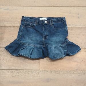 Celebrity Pink Light Blue Denim Skirt